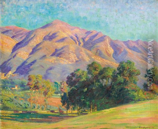 California Landscape Oil Painting - Arthur Merton Hazard