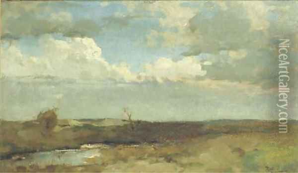 A dune landscape Oil Painting - Willem Bastiaan Tholen