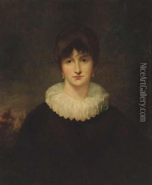 Portrait Of A Lady Oil Painting - John Opie