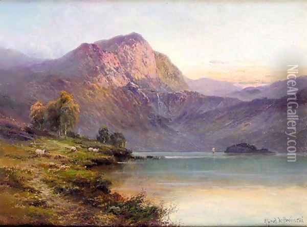 Bealach-Nam-Bo, Loch Katrine Oil Painting - Alfred de Breanski