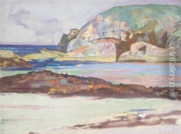 Port Ban, Iona Oil Painting - John Duncan