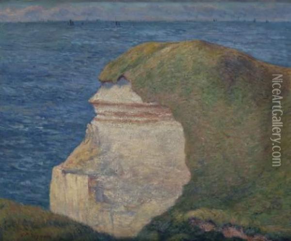Falaise En Normandie Oil Painting - Claude Vignon