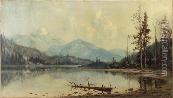 Sierra Lake Oil Painting - Benjamin Willard Sears