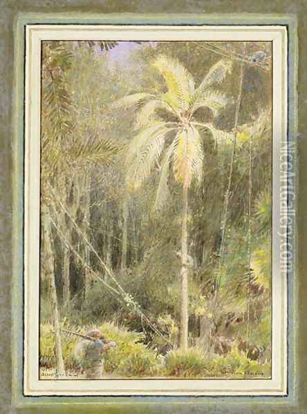 Robinson Crusoe Oil Painting - Albert Goodwin