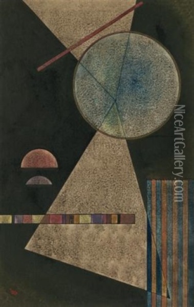 Treffpunkt (meeting-point) Oil Painting - Wassily Kandinsky