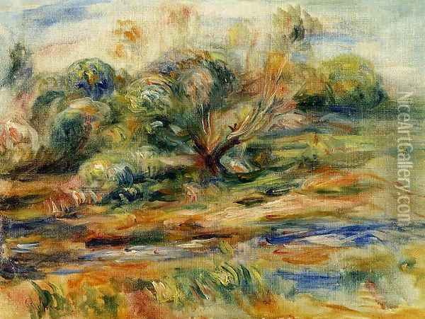 Landscape 1900 Oil Painting - Pierre Auguste Renoir