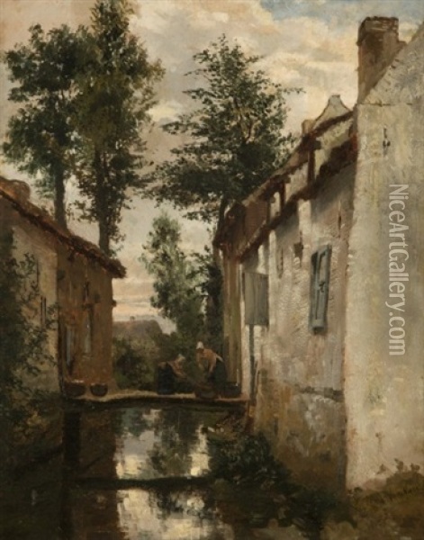 Vieux Bruxelles Oil Painting - Jean Baptiste van Moer