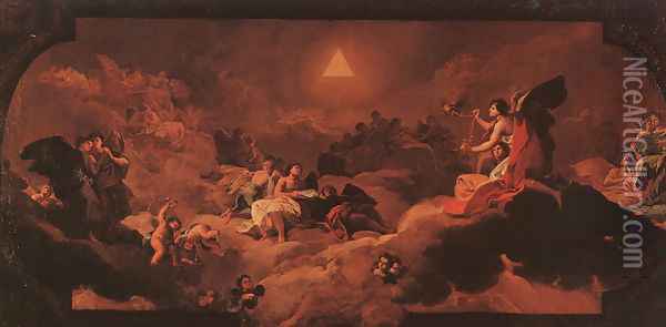 The Adoration Of The Name Of The Lord Oil Painting - Francisco De Goya y Lucientes