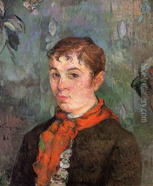 The Boss Daughter Oil Painting - Paul Gauguin