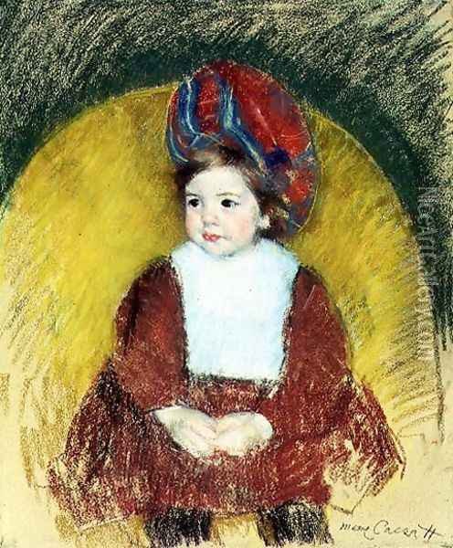 Margot, 19th century Oil Painting - Mary Cassatt