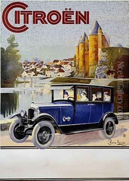 Advertisement for Citroen Oil Painting - Pierre Louys