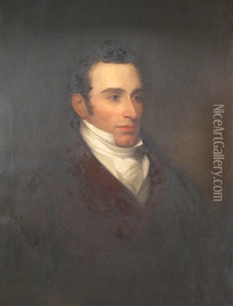Portrait Of A Gentleman Oil Painting - Samuel F.B. Morse