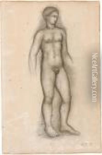 Hommedebout Oil Painting - Aristide Maillol