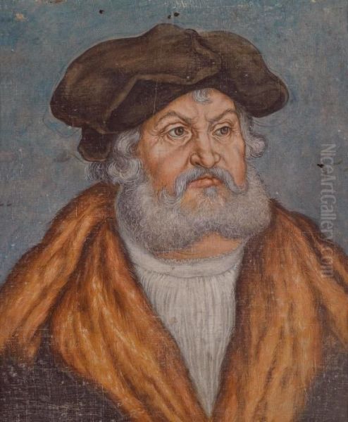 Ritratto Del Principe Elettore Federico Il Saggio Di Sassonia oil