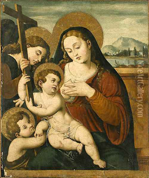 The Virgin and Child Oil Painting - Vicente Juan (Juan de Juanes) Macip