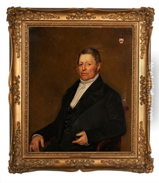 Portrait Of A Man Oil Painting - Tjeerd Eernstman