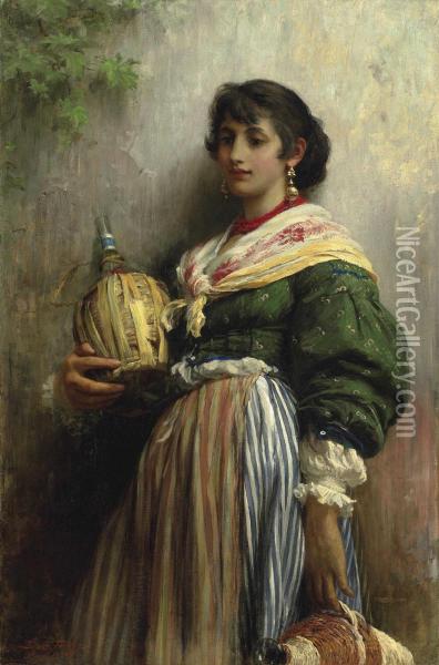 Rosa Siega Oil Painting - Sir Samuel Luke Fildes