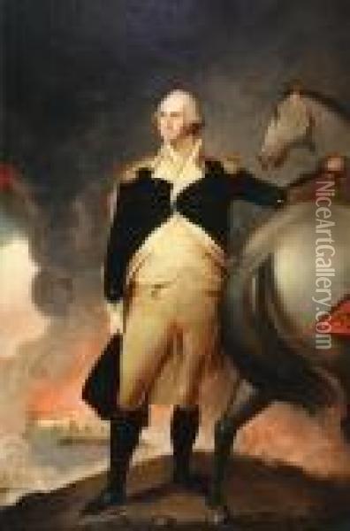 George Washington At Dorchester Heights Oil Painting - Jane Stuart