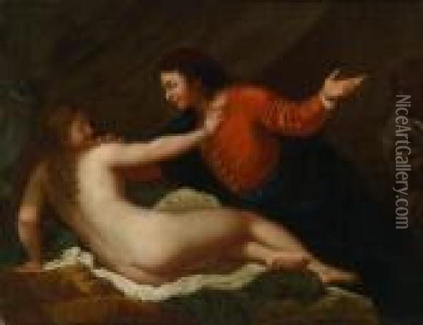 Lucretia Und Sextus Tarquinius Oil Painting - Luca Giordano