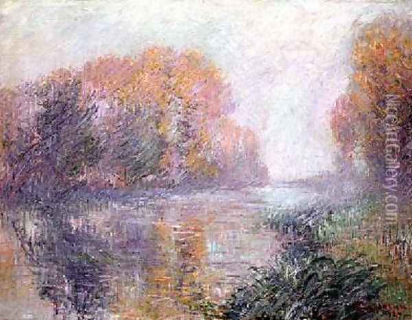 The Banks of the Eure 1920 Oil Painting - Gustave Loiseau