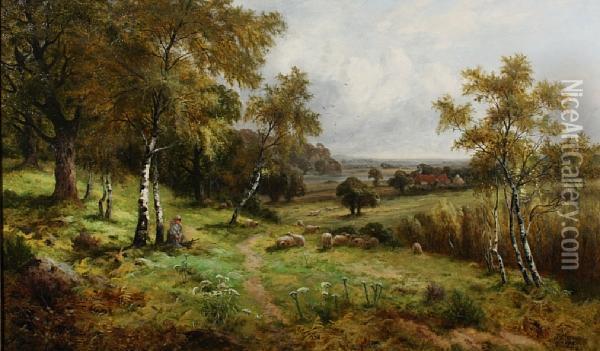 Lickey, Near Bromsgrove Oil Painting - Robert John Hammond