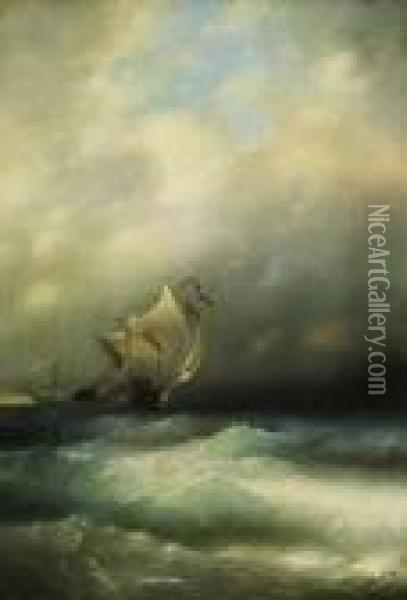 Meereslandschaft Oil Painting - Ivan Konstantinovich Aivazovsky
