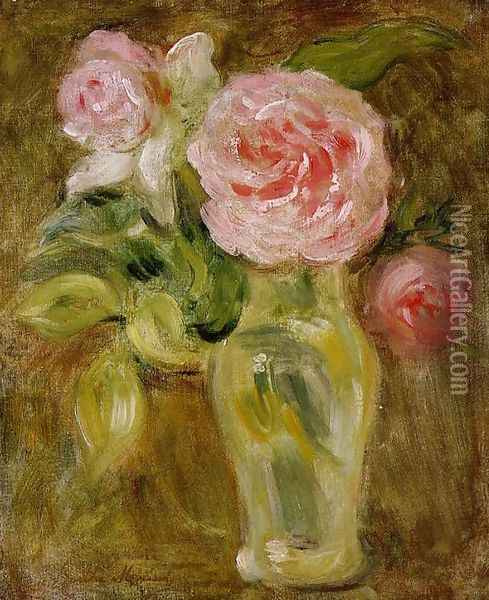 Roses Oil Painting - Berthe Morisot