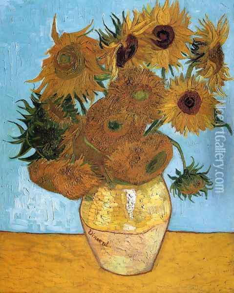 Sunflowers I Oil Painting - Vincent Van Gogh