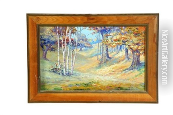 Autumn Trees Oil Painting - Gustav Nathaniel Malm