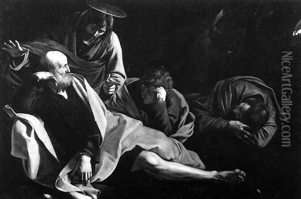 Christ in the Garden 1603 Oil Painting - Caravaggio