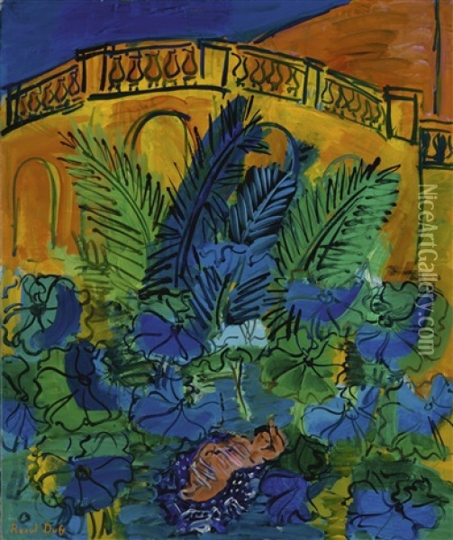 Nu Dans Un Paysage Oil Painting - Raoul Dufy