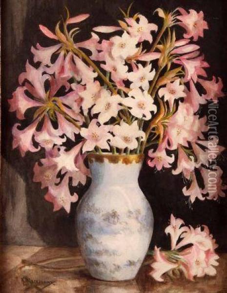 Bella Donna
Lilies Oil Painting - Kathleen Marescaux