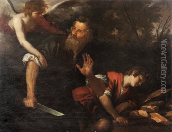 Il Sacraficio Di Isacco Oil Painting - Giovanni Andrea de Ferrari