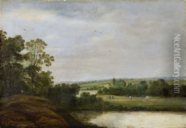 Weite Seelandschaft Oil Painting - Johannes Pietersz Schoeff