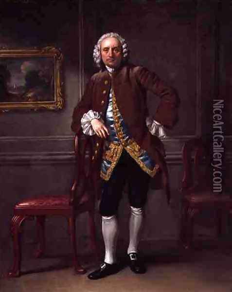 George Dance the Elder 1695-1768 Oil Painting - Francis Hayman