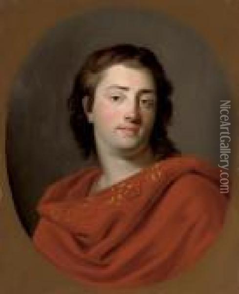 Portrait Of A Gentleman Oil Painting - Anton Raphael Mengs