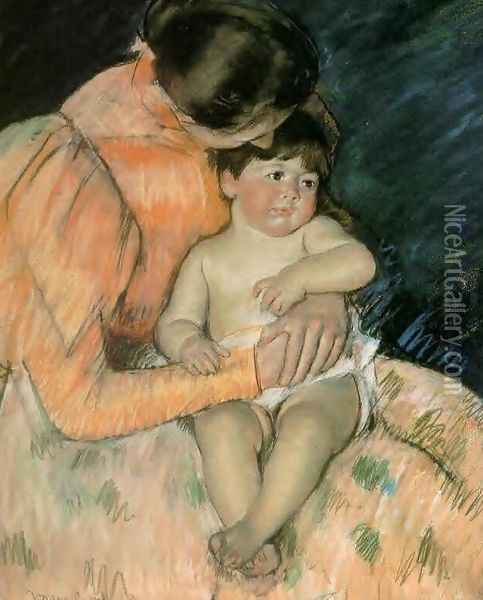 Mother And Child3 Oil Painting - Mary Cassatt