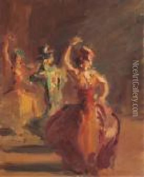 Spaansche Danseressen Oil Painting - Isaac Israels