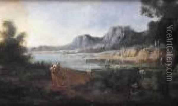 Pierre-salomon Domenchin De Chavannes Oil Painting - Pierre Salomon Domenchin De Chavannes
