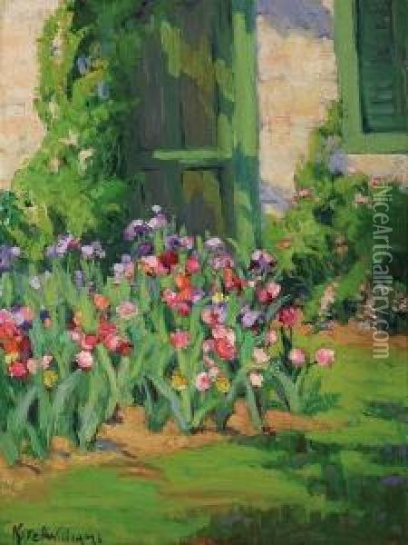 Spring Flowers Oil Painting - Kate Williams