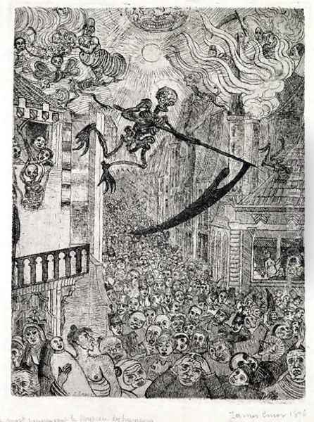 The Triumph of Death, 1896 Oil Painting - James Ensor
