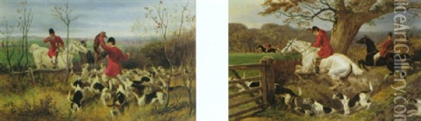 Jagdstuck Oil Painting - William H. Hopkins
