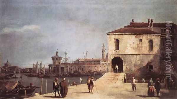 The Fonteghetto Della Farina Oil Painting - (Giovanni Antonio Canal) Canaletto