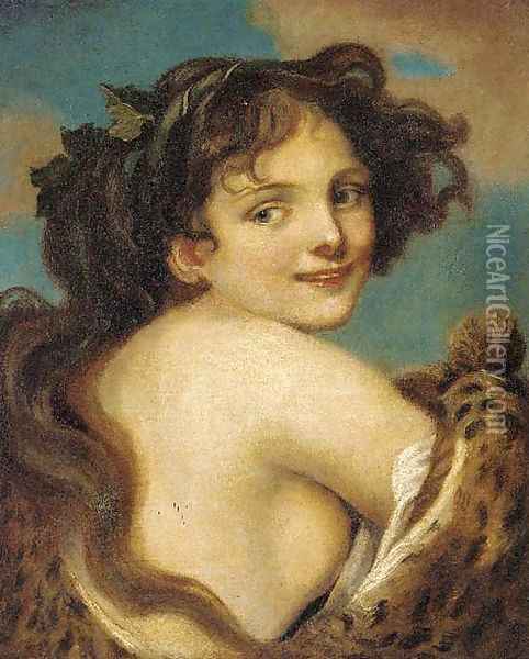 A bacchanal Oil Painting - Peter Paul Rubens