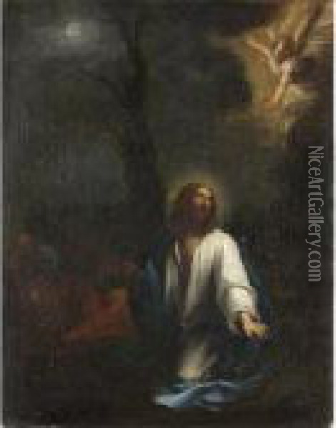Gesiâ„¢ Nell'orto Dei Getsemani Oil Painting - Francesco del Cairo