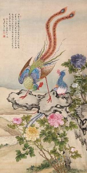 Phoenix Oil Painting - Shen Quan