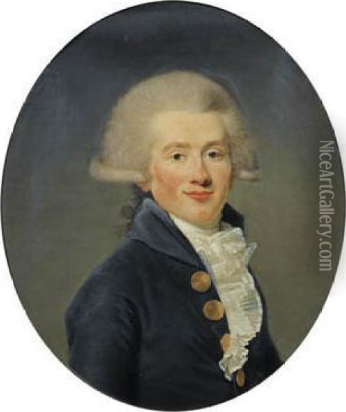 Portrait De Jean-conrad Hottinguer (1764-1841) Oil Painting - Joseph Boze