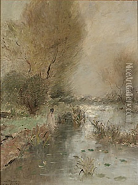 Baderska Oil Painting - Wilhelm von Gegerfelt