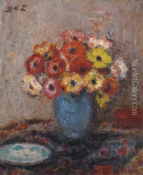 Bouquet De Fleurs Oil Painting - Georges dEspagnat