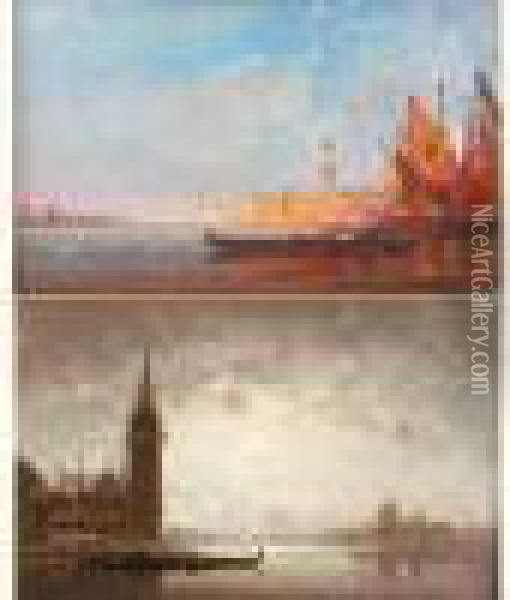 Vues De Venise Oil Painting - Henri Duvieux
